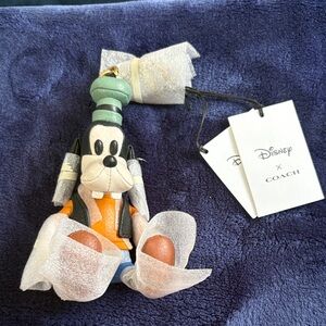 Coach Disney Goofy Keychain